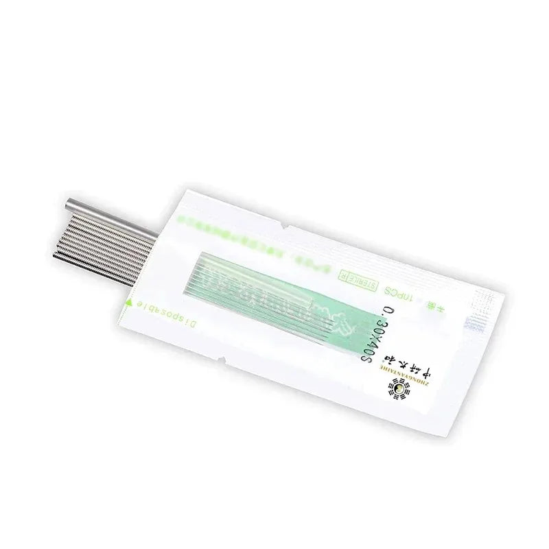 Zhongyan Taihe 500 Acupuncture Needles — Disposable Sterile Needles with Tube for Beauty & Massage