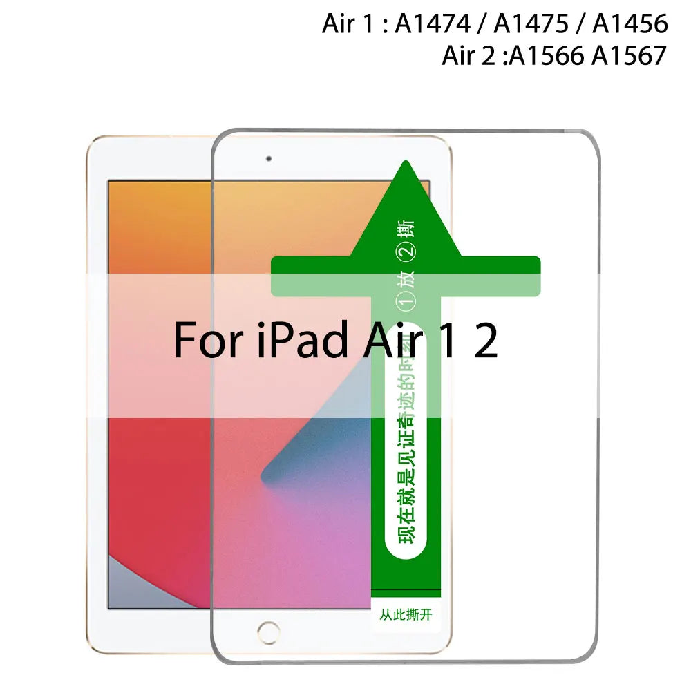 Auto Alignment Tempered Glass Screen Protector for iPad Pro & Mini – For iPad 11", 12.9", 10.9", Air 1-5, Mini 4-6