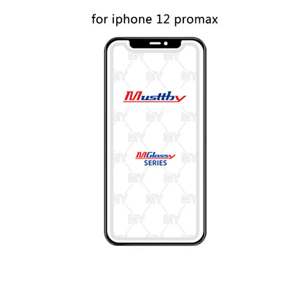 Musttby 5PCS Front Outer Glass + OCA for iPhone — 1:1 Original Touch Screen Repair for iPhone 11/12/13/14 Pro & X/XS Max