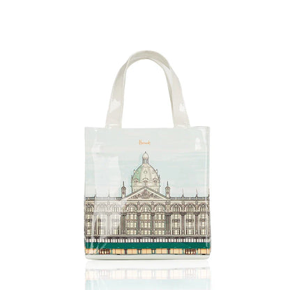 Simple Stylish PVC Reusable Shopping Bag – Luxury Eco-Friendly Waterproof Tote for Summer Beach