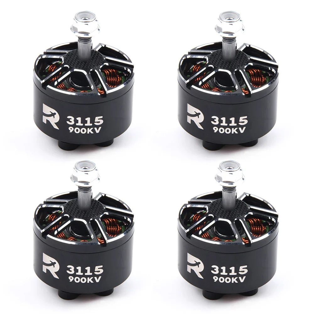 3115 900KV 3-6S Brushless Motor for RC Multirotor – X-Class FPV Freestyle Mark4 XL10 Frame Kit (9-10 inch)