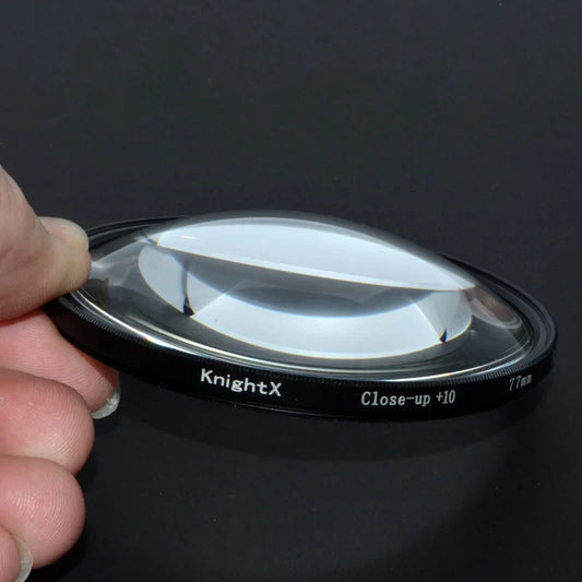 Macro +10 Close-Up Lens Filter Kit — 49mm to 77mm for Canon Nikon Sony Cameras