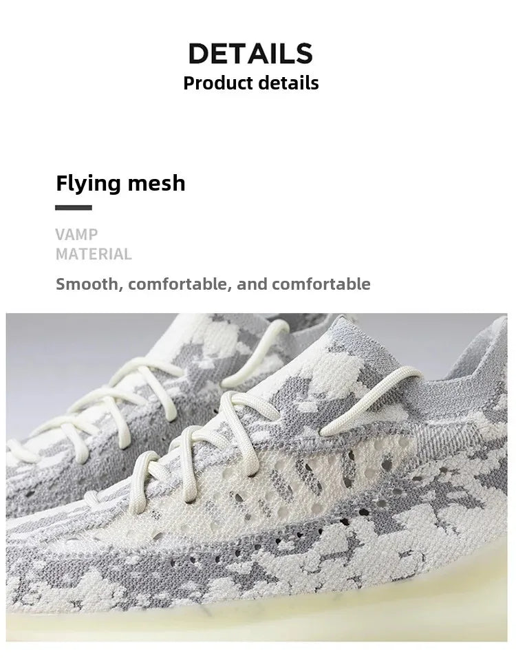 Maitian Emperor 380 Coconut Sneakers – Genuine Soft Breathable Casual Sports Shoes for Men & Women, Size 35-46