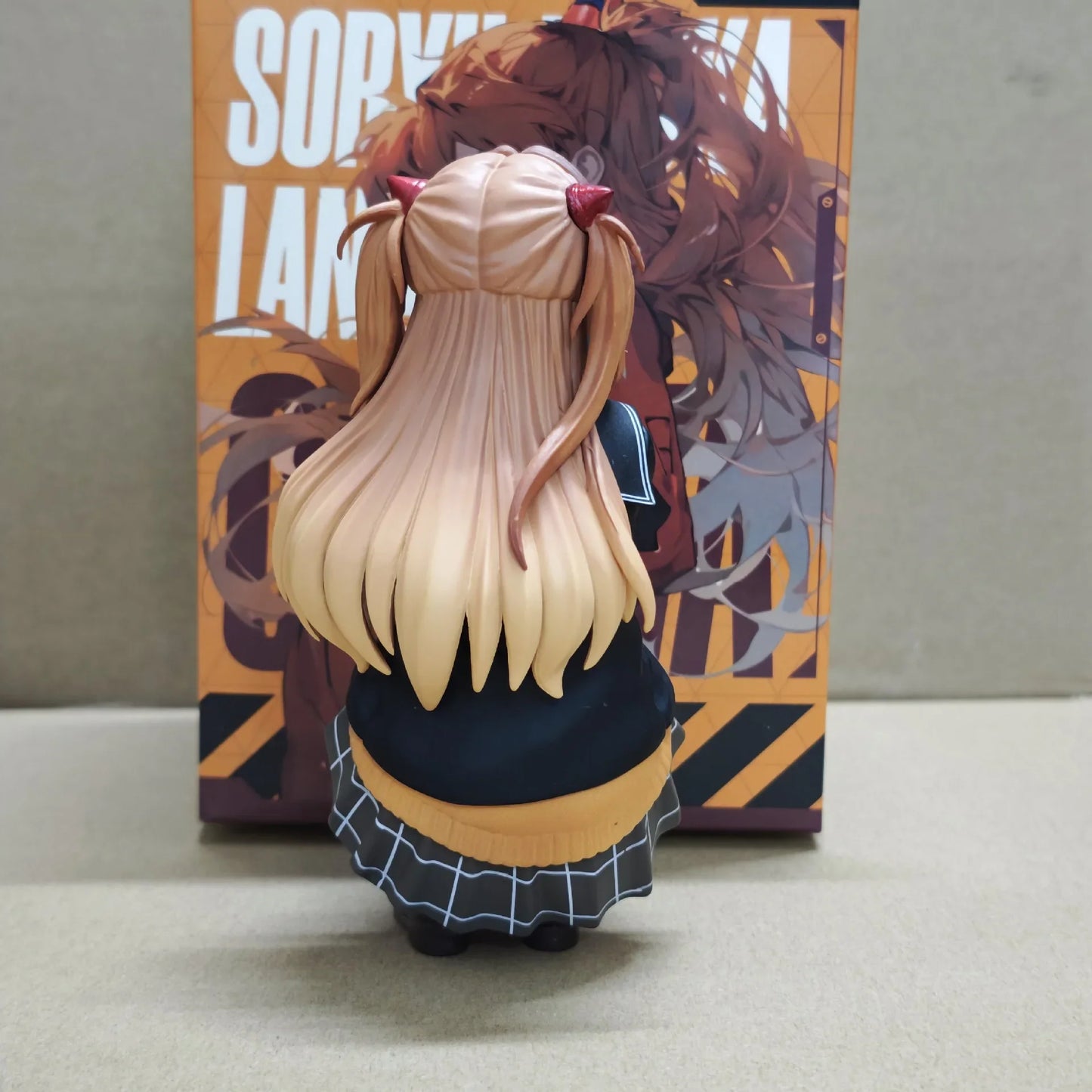 NEON GENESIS EVANGELION Asuka Langley Soryu PVC Figure – Anime College-Style Collectible Doll Toy Gift