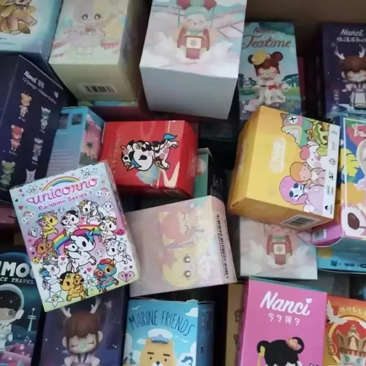 Anime Blind Box Lucky Bag - Random Unopened Collectible Figure Gift for Desktop Decoration & Fans