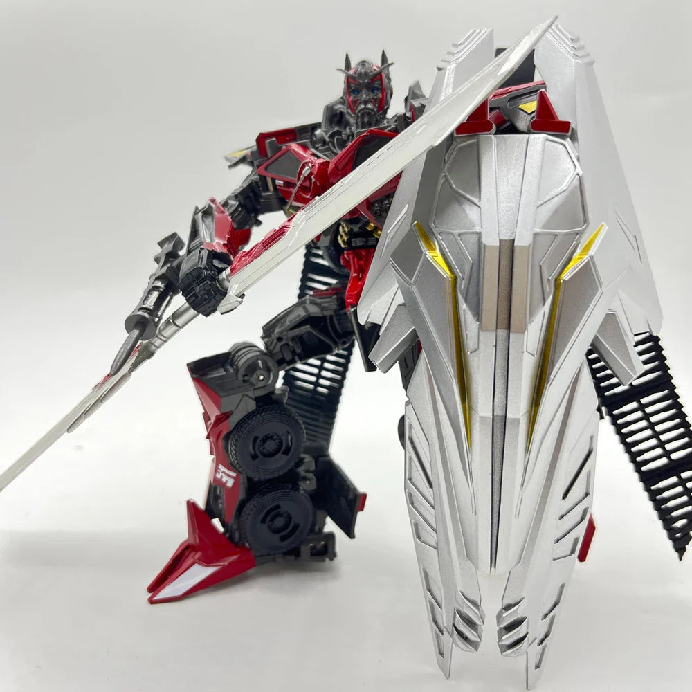 BAIWEI TW1024 Sentinel Prime Transformation Toy – Fire Engine Robot Action Figure Autobot Model TW1025