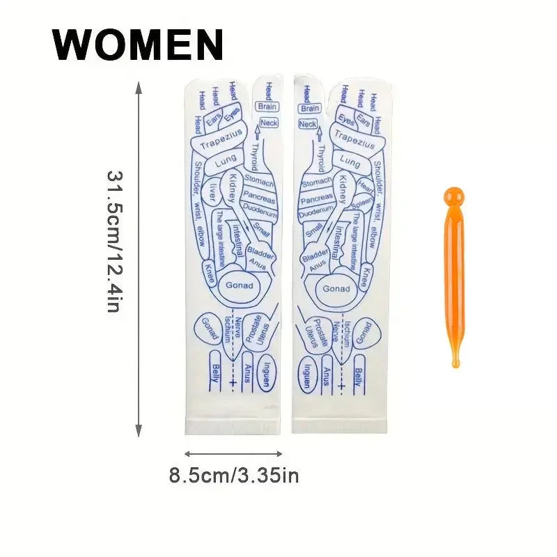 Acupressure Foot Massage Socks – Reflexology & Physiotherapy for Tired Feet Relief