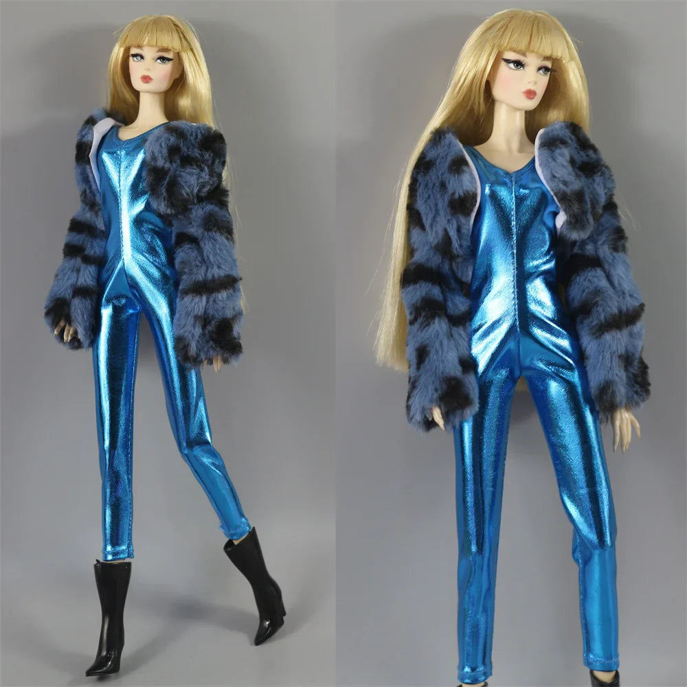 Handmade Jumpsuit Outfit for 11.5" (30cm) Dolls – BJD Clothes & Doll Accessories Gift