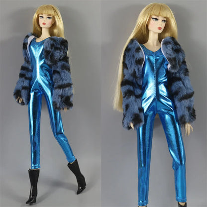 Handmade Jumpsuit Outfit for 11.5" (30cm) Dolls – BJD Clothes & Doll Accessories Gift