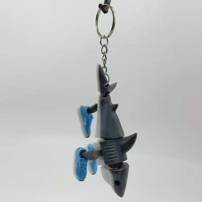 Shark Figurine Tungtungsahur 3D Printed Toy – Articulated Tralalero Desktop Decoration, Funny Ornament Doll