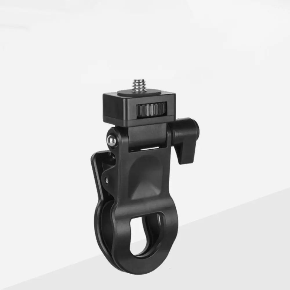 Portable 1/4" Screw Mount Fill Light Holder — Plastic Clip for Camera, Mobile & Computer Flash