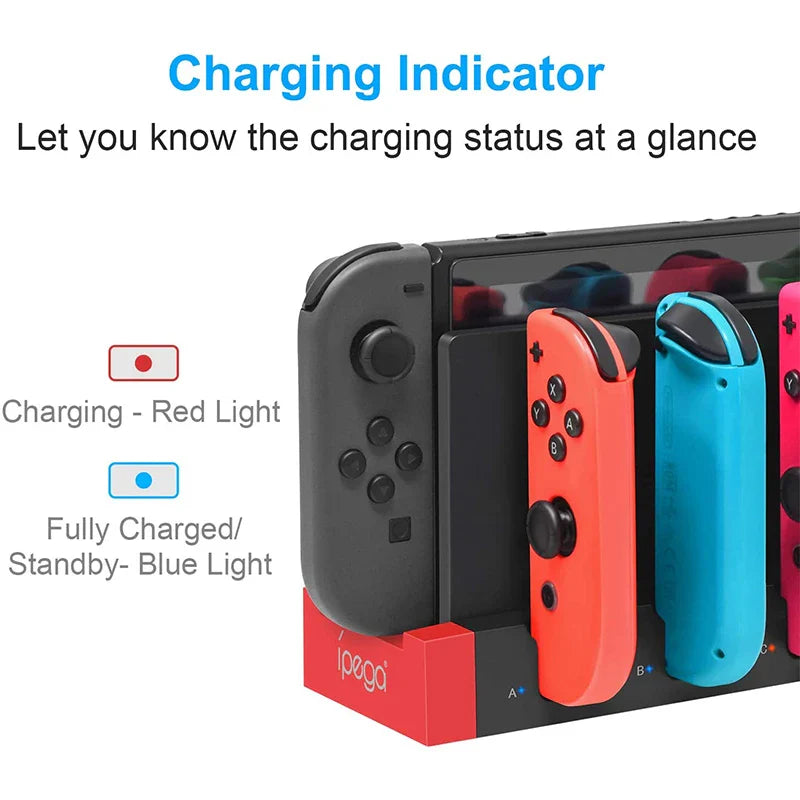 Nintendo Switch Joy-Con Controller Charging Dock — Stand & Holder Station for NS Joy-Con Game Controllers