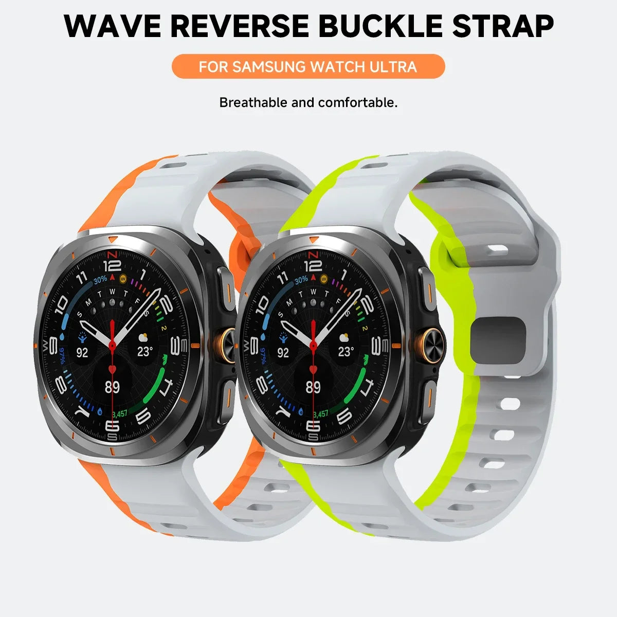 Silicone Sport Strap for Samsung Galaxy Watch 7 Ultra 47mm — Correa Band Accessory for Galaxy Watch Ultra