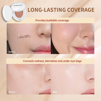NEW Glow CC Cream Foundation Cushion – Waterproof, Long-Lasting Brightening Face Base Makeup for Women, Korean Cosmetics