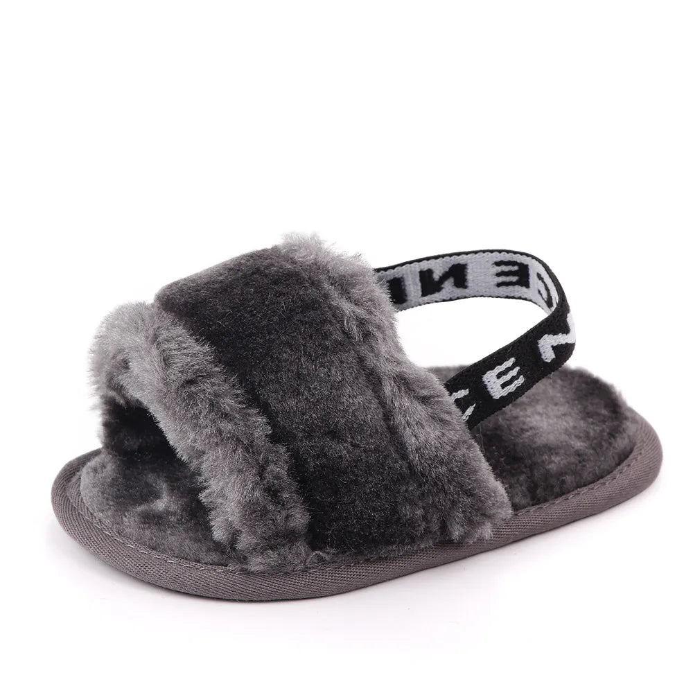 Baby Winter Soft Slippers - Cozy Prewalker Shoes for Boys & Girls Ages 0-18 Months