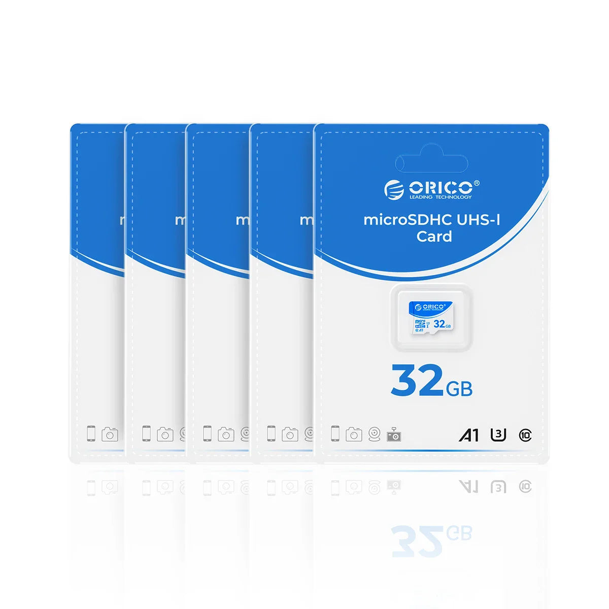 ORICO Micro SD Card – 16GB, 32GB, 64GB, 128GB A1 U3 Class 10 V10 for Camera, Drone & Dash Cam