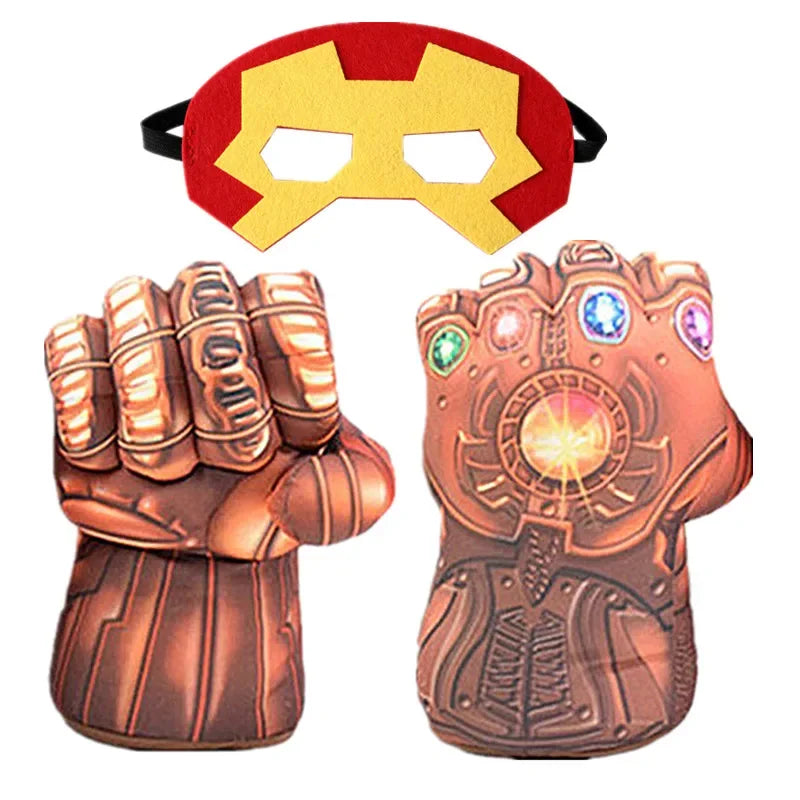Kids Cartoon Foam Boxing Gloves – Superhero Costume Party Punching Gloves | Dress-Up Fighter Props