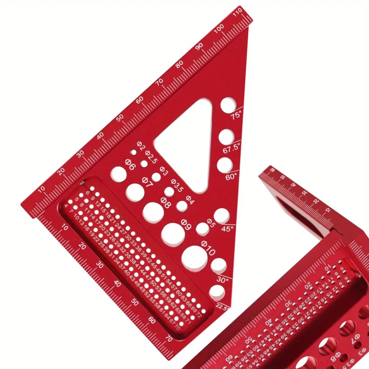 Carpenter Multi-Angle Precision Square – Aluminum T-Square Ruler for Woodworking, Construction & Engineering