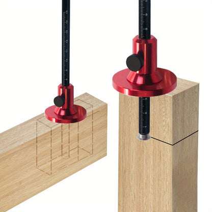 Bearing Wheel Cutter & Marking Gauge – Aluminum Dovetail Jig 1:5 1:8, Inch/MM Ruler for Soft Wood Scribing