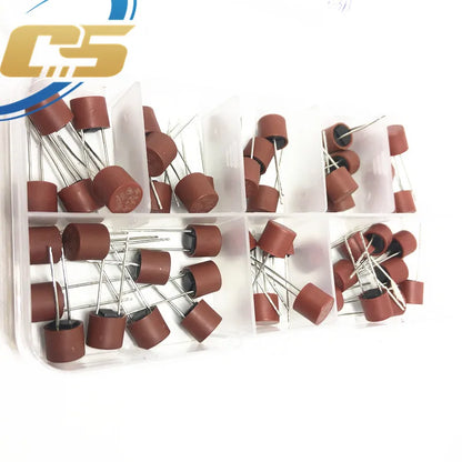 50PCS Glass Fuse Assortment Kit - 382 Cylindrical 1A-10A Amp Fuses for LCD TV, PCB & Power Circuit Repair