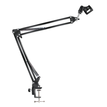 Professional Scissor Arm Stand for BM800 Microphone – Universal Shock Mount with Spider Cantilever Bracket and Mic Holder
