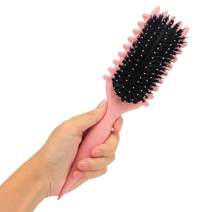 Salon Curly Hair Styling Brush – Detangling & Shaping Tool for Men’s and Women’s Curls