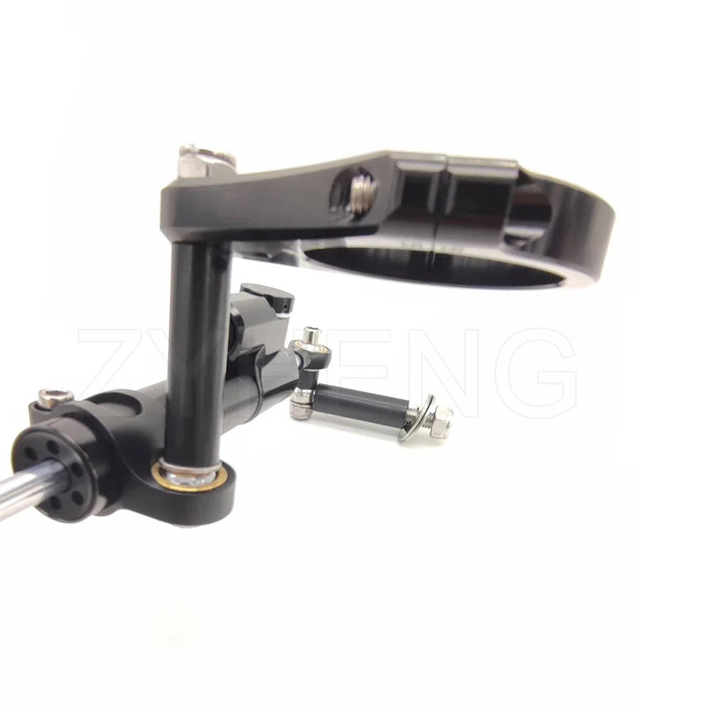 KuKirin G2 Max Scooter Steering Damper Stabilizer Mount Bracket – Aluminum & Steel Electric Scooter Modification Accessory