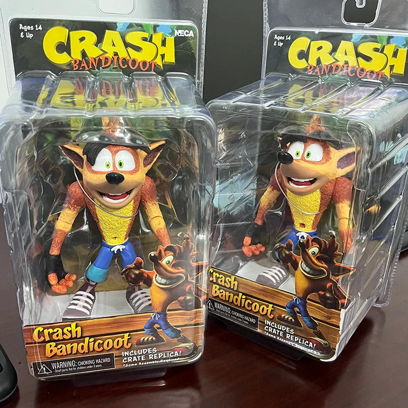 Crash Bandicoot Action Figure Toy – N. Sane Trilogy Game Character Collectible Gift