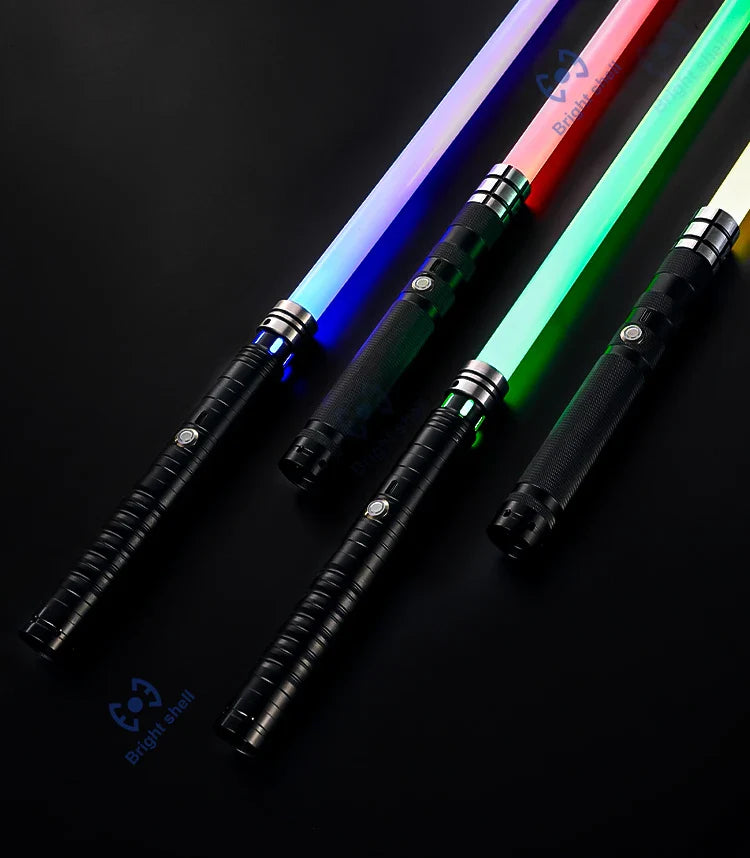 RGB Metal Lightsaber Toy – 15-Color Changing Laser Sword with Sound Effects, Force FX Jedi Blaster Gift for Kids