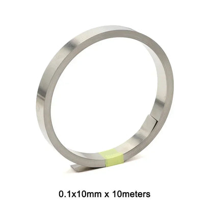 10m Roll 18650 Li-Ion Battery Nickel-Plated Strip – 0.1mm-0.2mm Spot Weld Steel Connector Belt