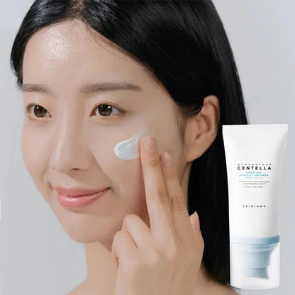 Original Korean Sunscreen – Hyaluronic Waterproof Sunblock with Madagascar Plant Essence for Sensitive Skin, Long-Lasting Protection