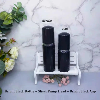 Foam Pump Bottle Set - 10Pcs Refillable Plastic Foaming Soap Dispenser for Shampoo, Travel & Toiletries