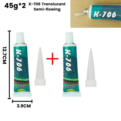 K-703/704/705/706 RTV Silicone Adhesive - 45g Industrial Rubber Sealant for Electronics & Components