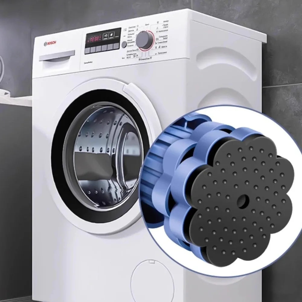 Multi-Functional Washing Machine Anti-Vibration Pad – Shockproof, Adjustable, Anti-Slip Noise-Reducing Mat