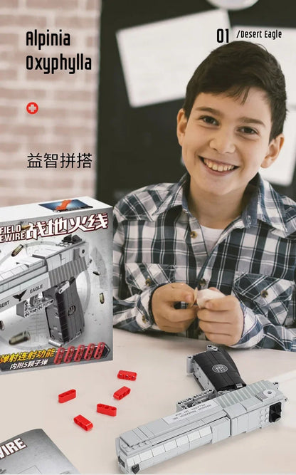 AK47 & AWM Sniper Gun Building Block Set – Military MOC Model Toy for Boys Holiday Gift