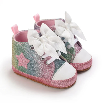 Infant Leopard Print Pre-Walker Shoes - Soft Sole Baby Sneakers for Spring & Autumn, 0–1 Year Daily Footwear