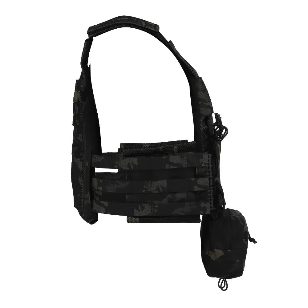 Tactical Vest LV119 Plate Carrier Set – Lightweight OTB Maritime Airsoft Hunting Vest with Underbelly Bag & Triple Mag Pouch