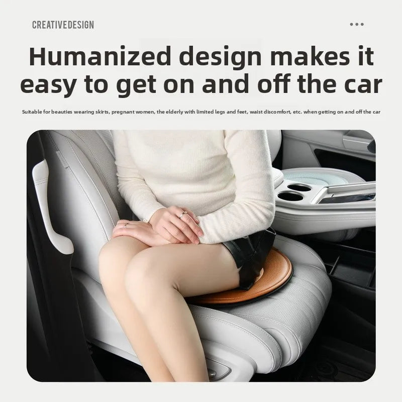 360° Swivel Car Seat Cushion - Rotating Mobility Aid Pad for Car, Truck & SUV