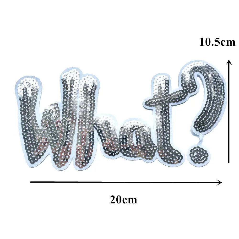 Silver Baroque Sequin Flower Applique – Embroidered Iron-On Patch for Wedding & DIY Crafts