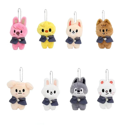 Kpop SKZOO Plush Keychain – Cute Dog Pendant Toy for Kids, Backpack Hanging, Birthday Gift
