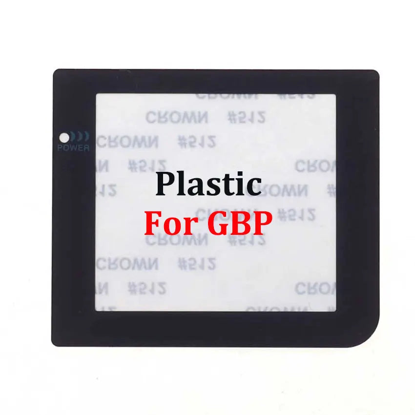 JCD Screen Lens Cover Protector for Game Boy Series | Plastic Glass with Adhesive for GB, GBA SP, GBC