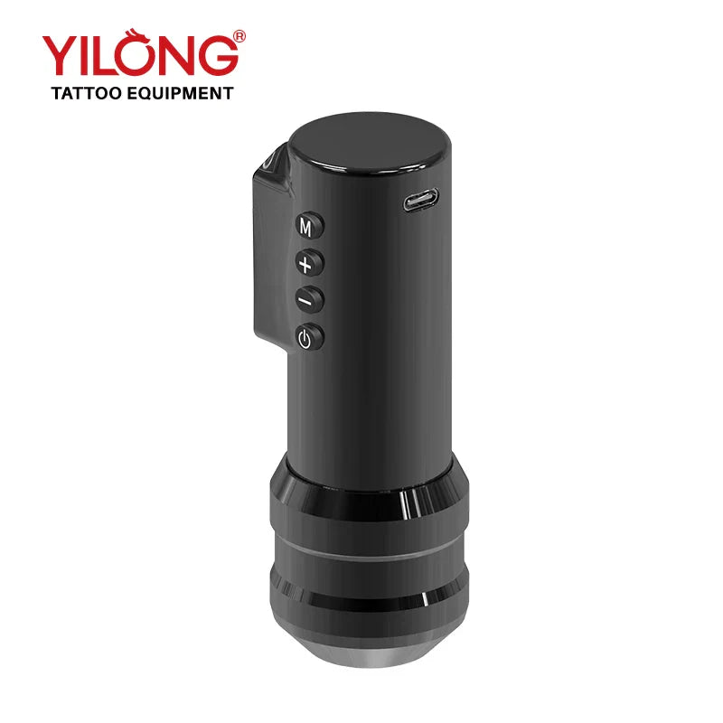 YILONG Wireless Tattoo Pen — Large Color Screen Digital Display | Permanent Makeup Tattoo Machine with 1500mAh Power Tattoo Gun