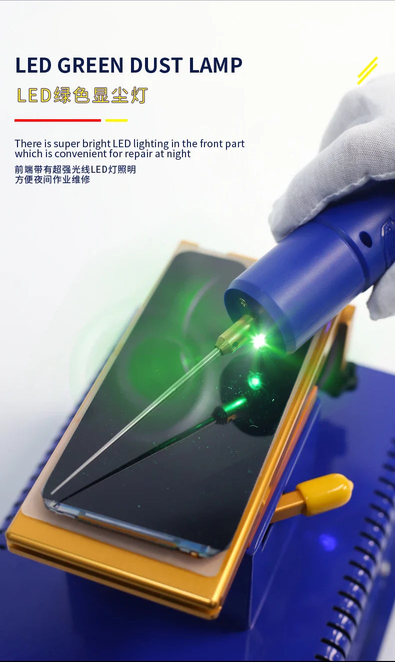 MECHANIC IR10 Pro IR13 IR14 IR16 Electric OCA Glue Removal Tool – Rechargeable Phone Screen Cleaning, Grinding & Polishing Tool