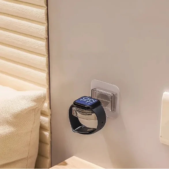 Wall-Mounted Watch & Jewelry Storage Rack – No-Drill Apple Watch Stand for Bedroom Organization & Household Display