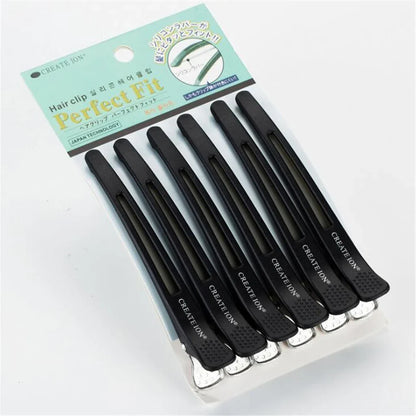 5/6PCS Alligator Hair Clips – Hairdressing Clamps & Crocodile Section Clips for Salon Styling and Barber Use