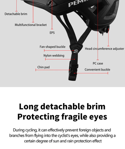 Ultralight Cycling Helmet – Road & MTB Safety Cap for Men & Women, Integrally-Molded Racing Bike Equipment