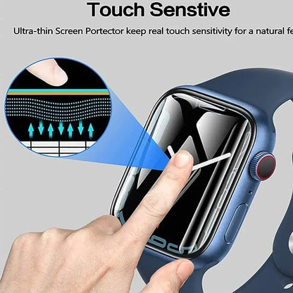 Install Tray Screen Protector for Apple Watch Ultra & Series 9-3 – Protective Film for iWatch 38mm to 49mm Models