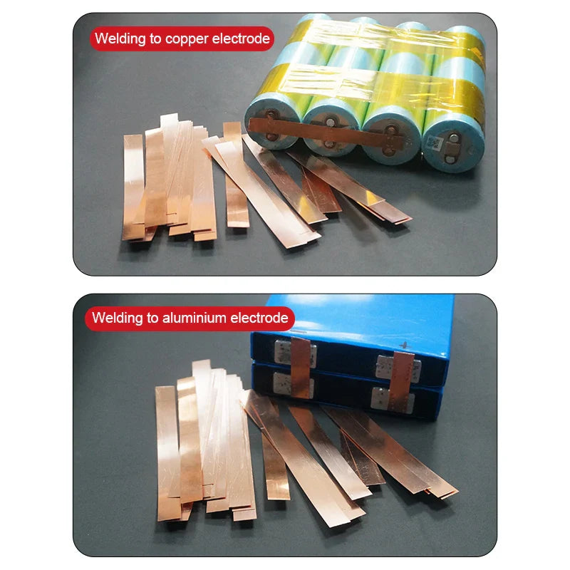 5M 99.9% T2 Copper Strip – Energy Storage & Spot Welder Connection for 18650/21700 Lithium Batteries