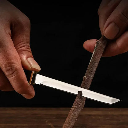 High Hardness Kitchen Knife - Portable Pocket Fruit Knife with Scabbard, Boning Knife for Cooking