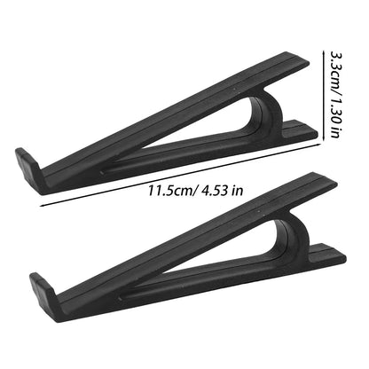 Portable Ergonomic Keyboard Riser Stand – Adjustable Tilted Design Plastic Computer Keyboard & Monitor Holder for Improved Typing Posture